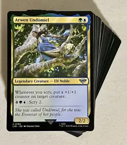 Arwen Undomiel Commander Deck MTG LOTR Blue Green 100 Cards Lord Of The Rings - Image 1