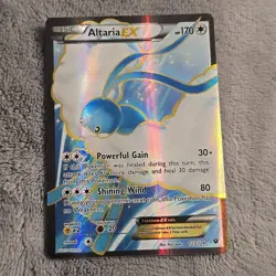 Pokemon TCG Altaria-EX Full Art Holo Card 123/124 Ultra Rare - Image 1