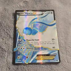 Pokemon TCG Altaria-EX Full Art Holo Card 123/124 Ultra Rare - Image 2