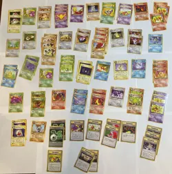 81 Cards Pokemon TCG Japanese Team Rocket Lot Uncommon & Common Vintage LP - NM - Image 1