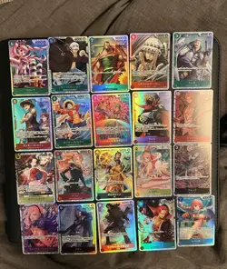 One Piece Japanese SR Card Lot - Image 1