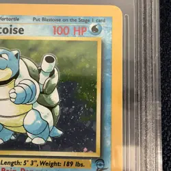 POKEMON CARD 2000 GAME BLASTOISE HOLO BASE SET 2 #2/130 GRADED BGS 8 - Image 3