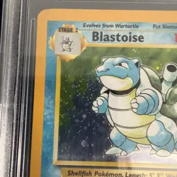 POKEMON CARD 2000 GAME BLASTOISE HOLO BASE SET 2 #2/130 GRADED BGS 8 - Image 4