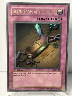 Seven Tools Of The Bandit 1st Edition MRD-129 Ultra Rare Yu-Gi-Oh Card Played MP - Image 1