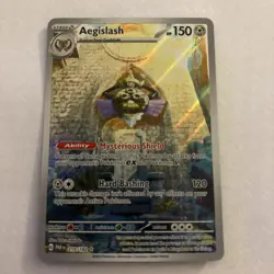 Aegislash - 210/182 - Pokemon Paradox Rift Illustration Rare Card NM - Image 1