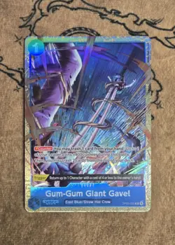 One Piece Card Game Gum-Gum Giant Gavel (OP-PR) OP03-055 C NM English - Image 1