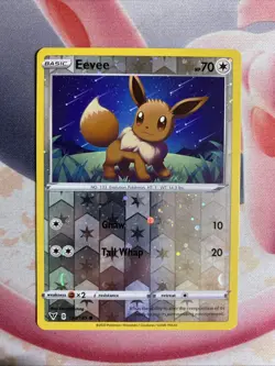 Eevee Cosmos Reverse Holo 130/185 Pokemon Card Promo LP Vivid Voltage - Image 1