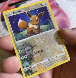 Eevee Cosmos Reverse Holo 130/185 Pokemon Card Promo LP Vivid Voltage - Image 2