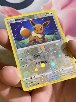 Eevee Cosmos Reverse Holo 130/185 Pokemon Card Promo LP Vivid Voltage - Image 5