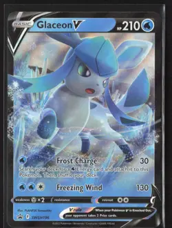 Pokemon SWSH: Sword & Shield Promo Cards Glaceon V Promo #SWSH196 - Image 1