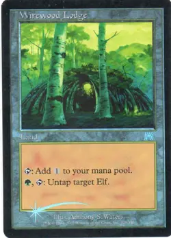 MTG: Onslaught: Foil Wirewood Lodge: Lightly Played Condition - Image 1