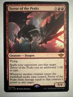 Terror of the Peaks - MTG Outlaws of Thunder Junction - Image 1