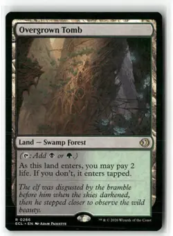 Overgrown Tomb Lorwyn Eclipsed Magic MTG NM - Image 1