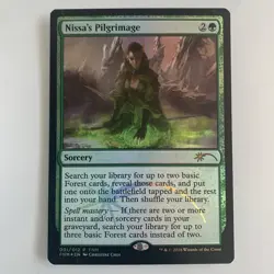 Nissa's Pilgrimage FNM Promo Foil - Image 1