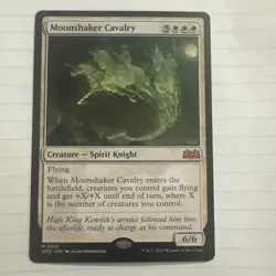 Moonshaker Cavalry Wilds of Eldraine Regular Mtg - Image 1
