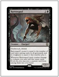 1x Barrowgoyf, Modern Horizons 3 Commander, Magic The Gathering MTG NM - Image 1