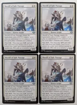 Sheriff of Safe Passage x 4 - Outlaws of Thunder Junction - #29 - MTG - NM - Image 1