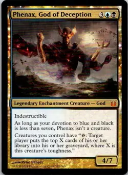 MTG Magic The Gathering Phenax God Deception Born of Gods Played See Scan - Image 1