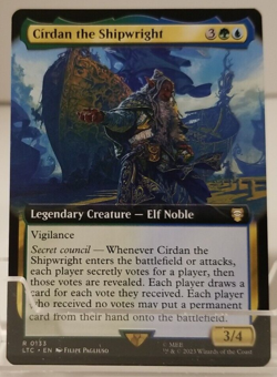 MTG - Cirdan the Shipwright (Extended Art) 133 - The Lord of the Rings - Image 1