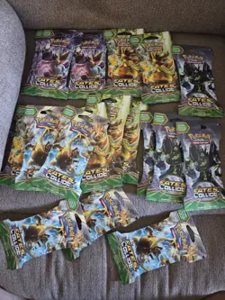 XY Fates Collide Sleeved Booster Packs NewSealed Pokemon Mega Alakazam And Other - Image 1