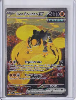Iron Boulder ex - 207/162 - Special Illustration Rare NM-Mint Pokemon SV05 - - Image 1