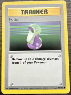 Shadowless Potion 094/102 Pokemon TCG WOTC Base Set NM - Image 1