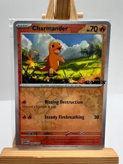 Pokemon TCG - S&V 151 - 004/165 Charmander - EB Games Stamped Promo - SEALED - Image 1