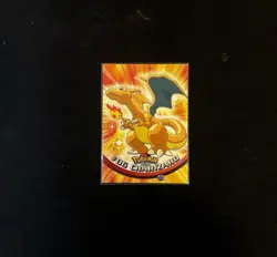 1999 Topps Pokemon Tv Animation Edition Green Logo: Charizard #6 RAW - Image 3