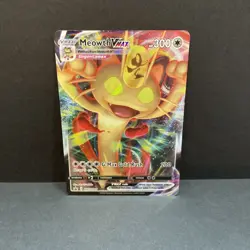 2020 Pokemon Sword & Shield MEOWTH VMax SWSH005 Black Star Promo - Image 1