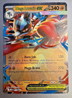 Mega Lucario ex 012 Mega Evolution Promo Holo Pokemon TCG - Mint! - Image 1