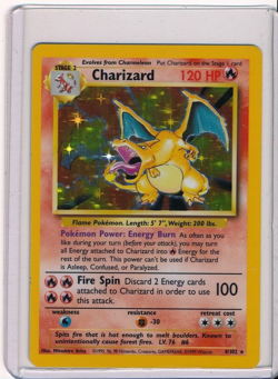 Charizard 4/102 Holo Base Set Pokemon 1999 - Near Mint - Image 3