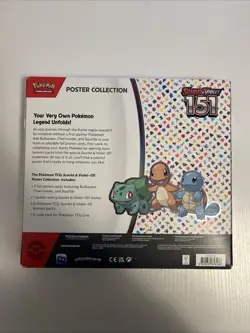 Pokemon TCG Scarlet & Violet 151 Poster Collection, New Sealed - Image 2