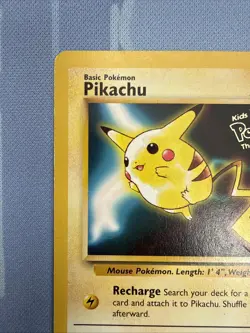 Pikachu #4 Black Star Promo Wizards WB Pokemon Movie Promo Vintage 1999! - Image 2