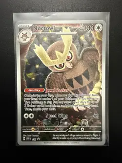 Pokemon 2024 Scarlet and Violet Noctowl #141 Promo - Image 1