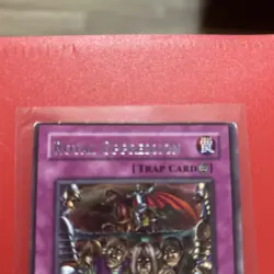 Yugioh! Royal Oppression LOD-091! 1st Edition Rare LP! MISCUT! - Image 2