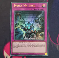 Yugioh RA01-EN074 Evenly Matched Ultra Rare 1st Edition - Image 1
