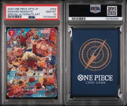 2024 ONE PIECE JPN OP10-ROYAL BLOOD SPECIAL ALTERNATE ART EDWARD NEWGATE PSA 10 - Image 3