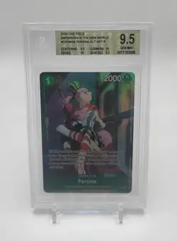 Perona (Alt Art) OP09-034 Emperors in the New World One Piece Beckett 9.5 - Image 1