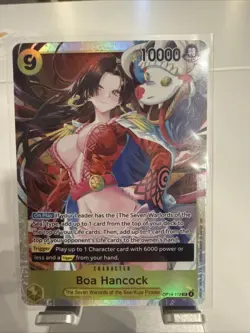 Boa Hancock OP14-112 SR The Azure Sea’s Seven Foil One Piece TCG English NM - Image 1