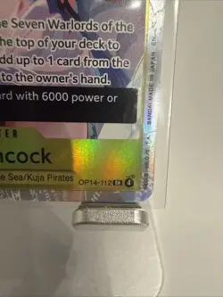 Boa Hancock OP14-112 SR The Azure Sea’s Seven Foil One Piece TCG English NM - Image 2