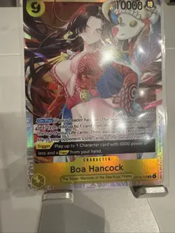 Boa Hancock OP14-112 SR The Azure Sea’s Seven Foil One Piece TCG English NM - Image 3