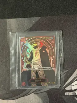 One Piece Shanks GOLD Anniversary Alt Art NM Carrying on His Will OP09-004 SP - Image 1