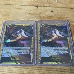 2x Crocodile | OP14-120 | The Azure Sea Seven | Secret Rare (SEC) | NM - Image 1