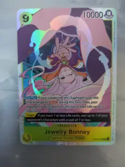 Jewelry Bonney One Piece OP13 Carrying On His Will Super Rare Holo #108 - Image 1
