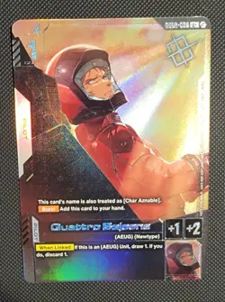 Quatro Bajeena gd02-098 Winner Gundam Card Game - Image 2