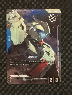 Jegan Alternate Art Winner Foil - GD01-016 C+ NM - Gundam TCG Card Game - Image 1