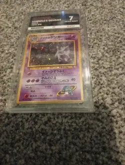 Sabrina's Gengar Gym 2 #94 Banned Japanese Pokemon Card Holo ACE Graded 7 - Image 1