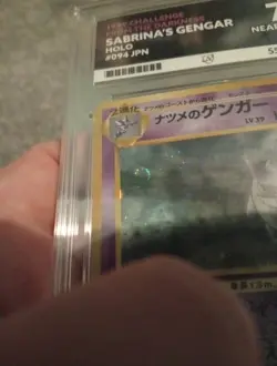 Sabrina's Gengar Gym 2 #94 Banned Japanese Pokemon Card Holo ACE Graded 7 - Image 4