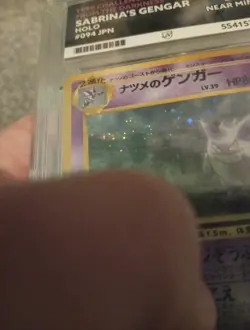 Sabrina's Gengar Gym 2 #94 Banned Japanese Pokemon Card Holo ACE Graded 7 - Image 5