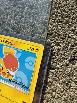 Ash's Pikachu SM114 - I Choose You Stamped Black Star Promo Pokemon TCG Card - Image 4